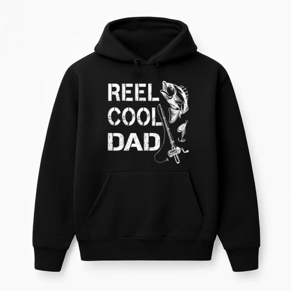Reel Cool Dad Fishing Daddy Hoodie
