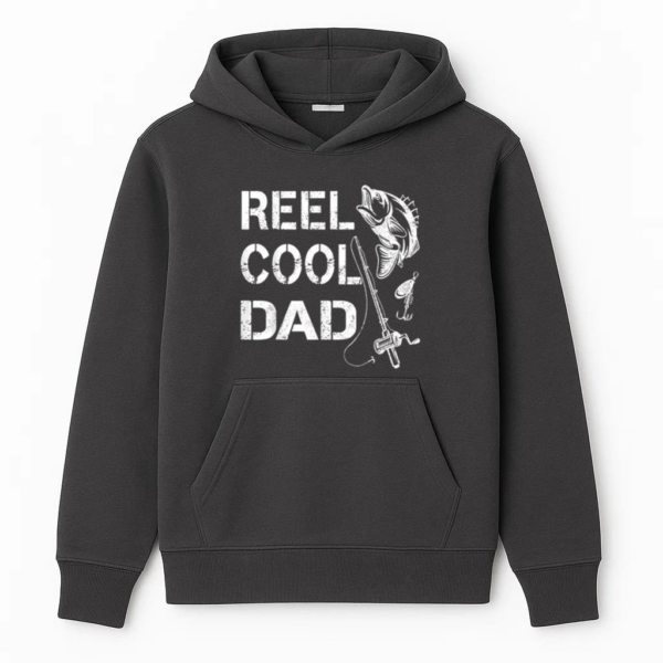 Reel Cool Dad Fishing Daddy Hoodie