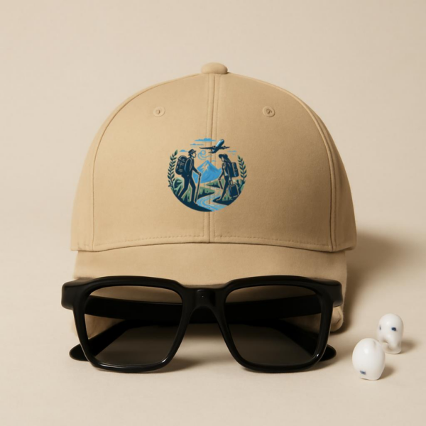 Shine Gentle Camping Travelling Cotton Baseball Hat - Image 4