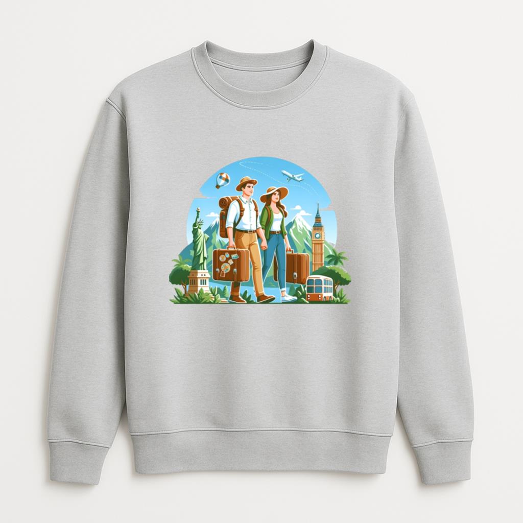 Glow Glowing Travelling Camping Sweatshirt