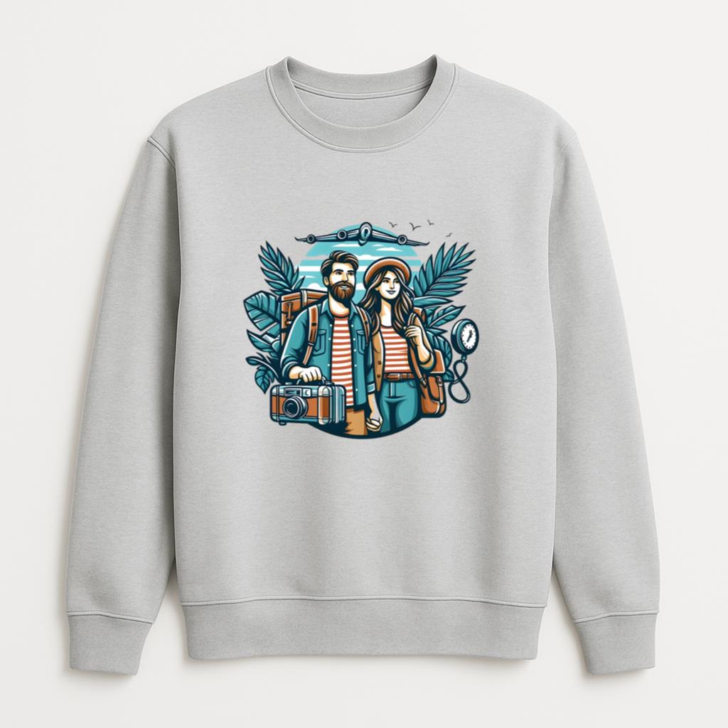 Glow Shining Travelling Camping Sweatshirt