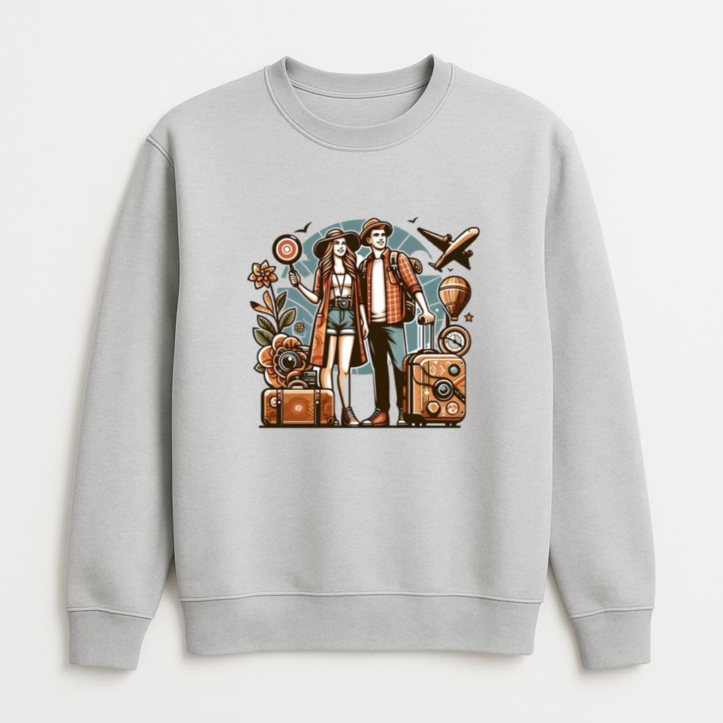Happy Humble Travelling Camping Sweatshirt