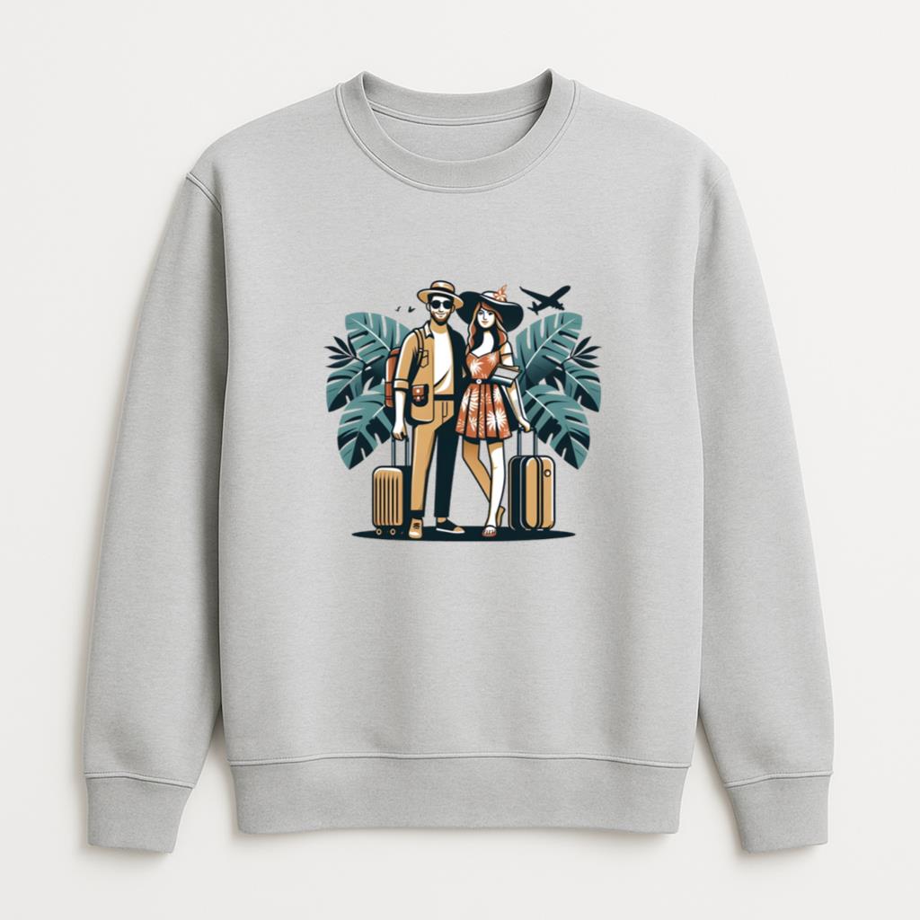 Happy Kind Camping Travelling Sweatshirt