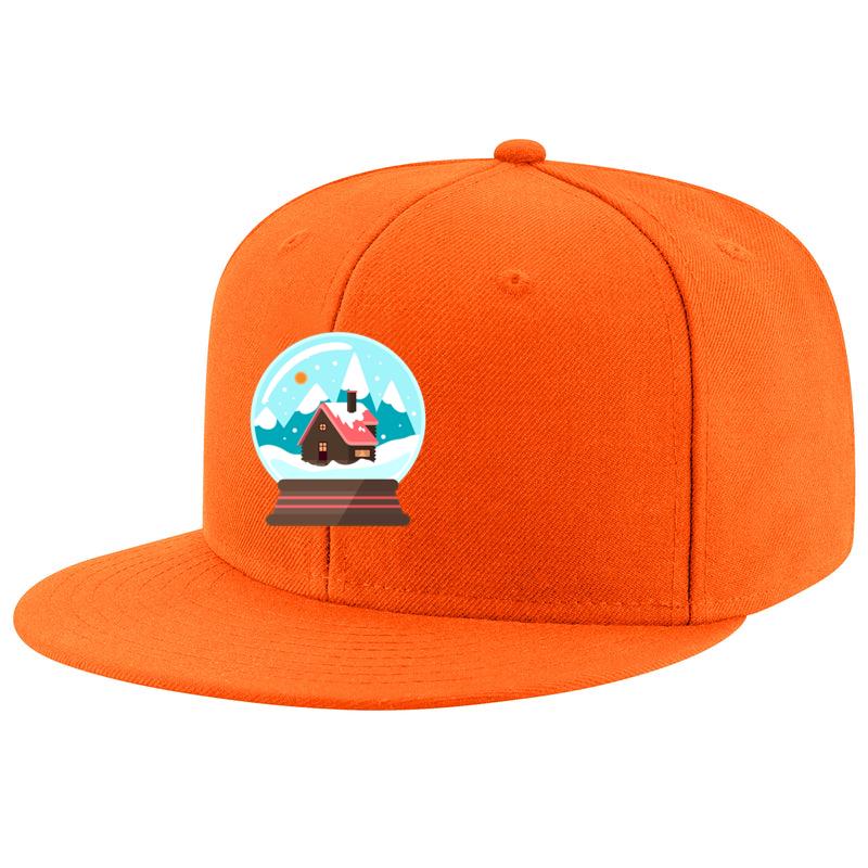 Mountain Cottage Snow Globe Cap