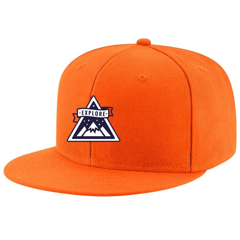 Mountain Explore Camping Triangle Badge Cap