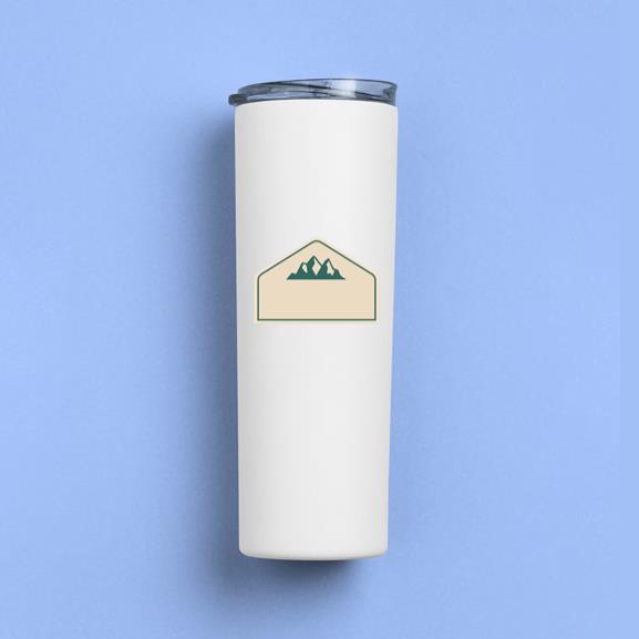 Mountain Rocks Nature Label Tumbler