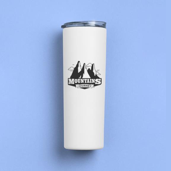 Mountains Journey Logo Tumbler