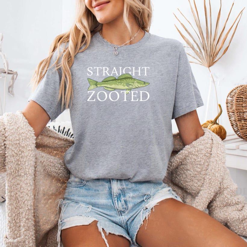 Straight Zooted Fishing T-Shirt